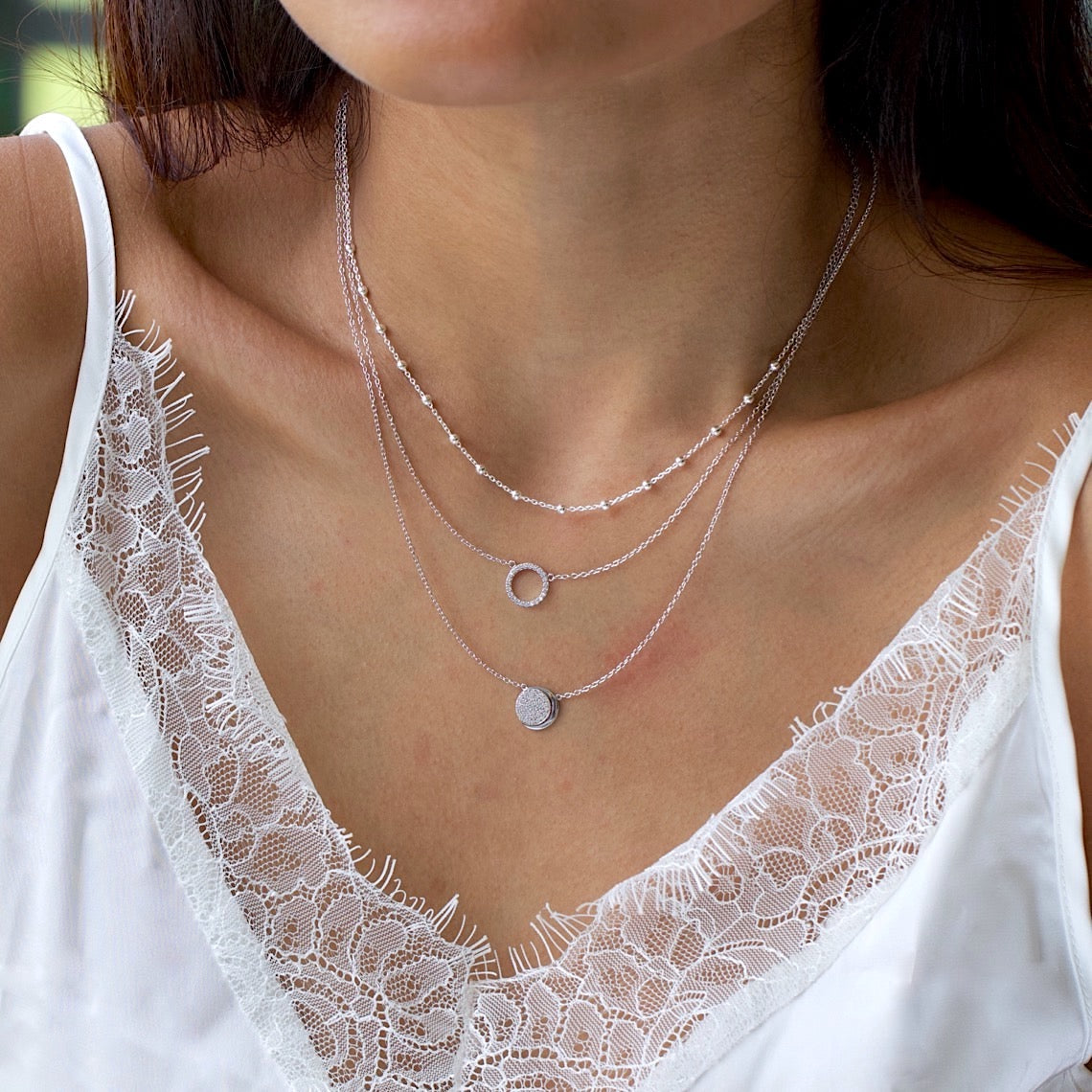 Sparkle Circle Necklace