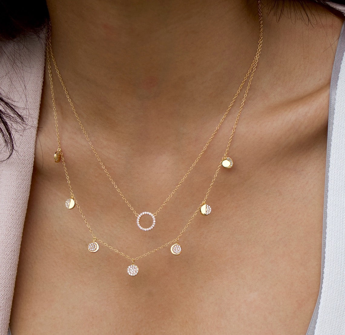 Sparkle Circle Necklace