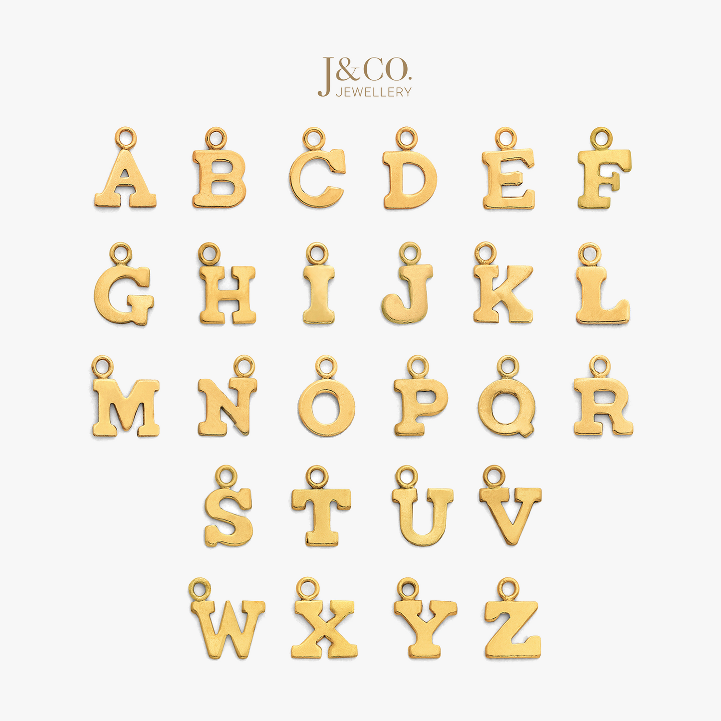 Personalized Letter Hoop Earrings