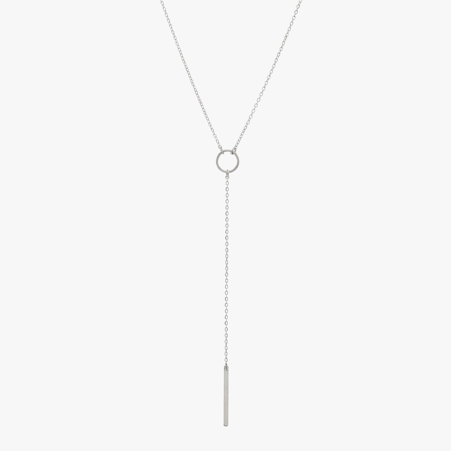 Circle Lariat Necklace