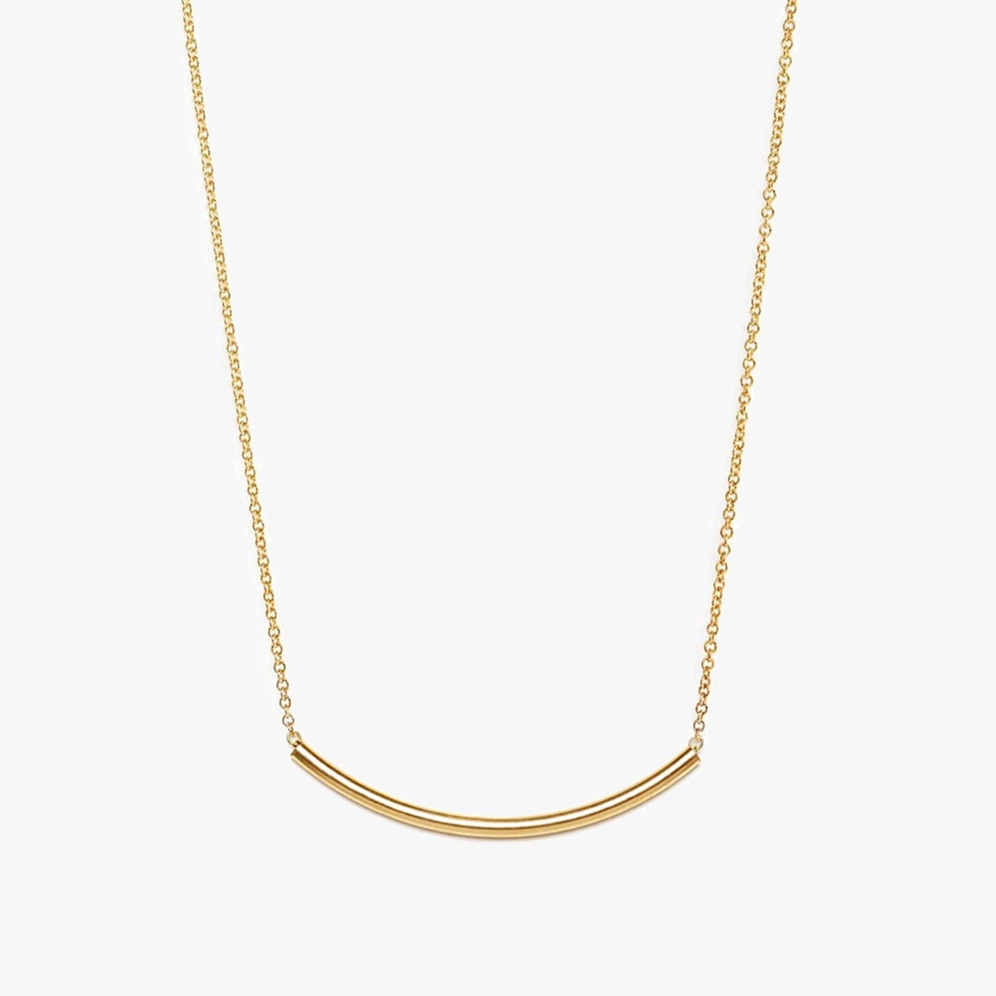 Chic Curve Bar Necklace