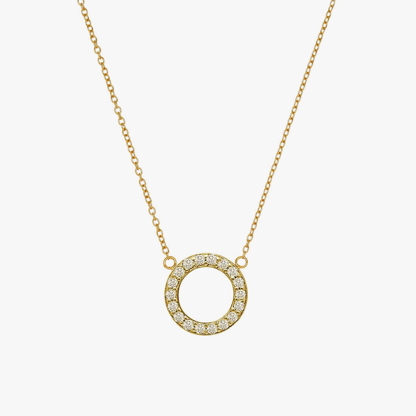 Sparkle Circle Necklace