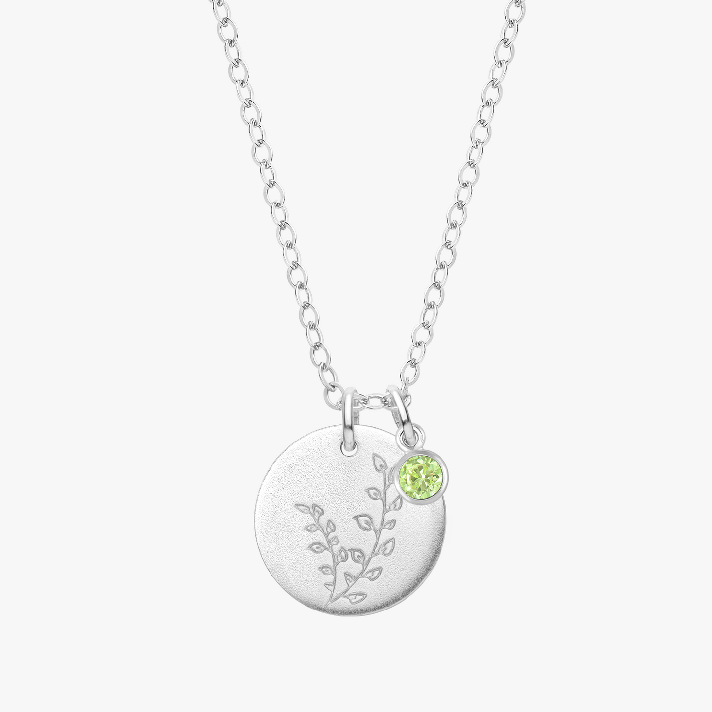 Personalized Floral Necklace