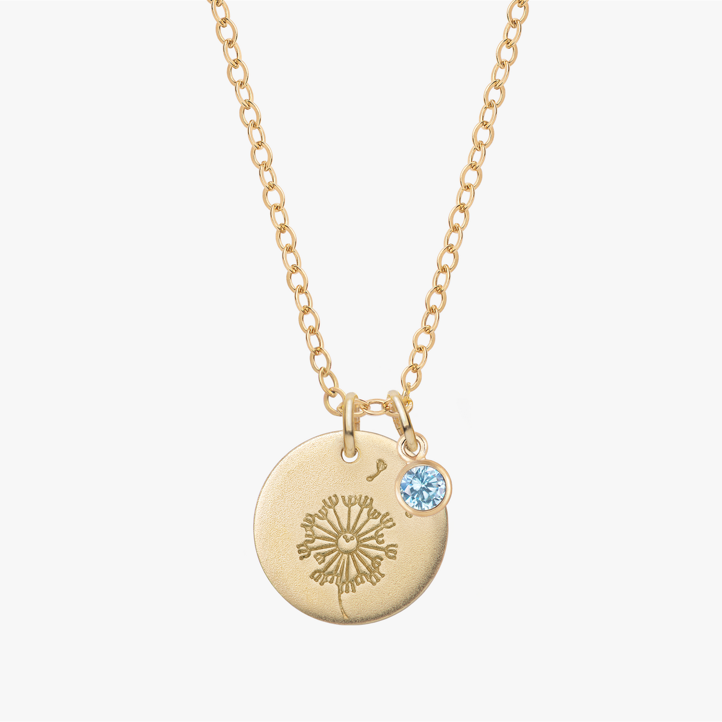 Personalized Floral Necklace