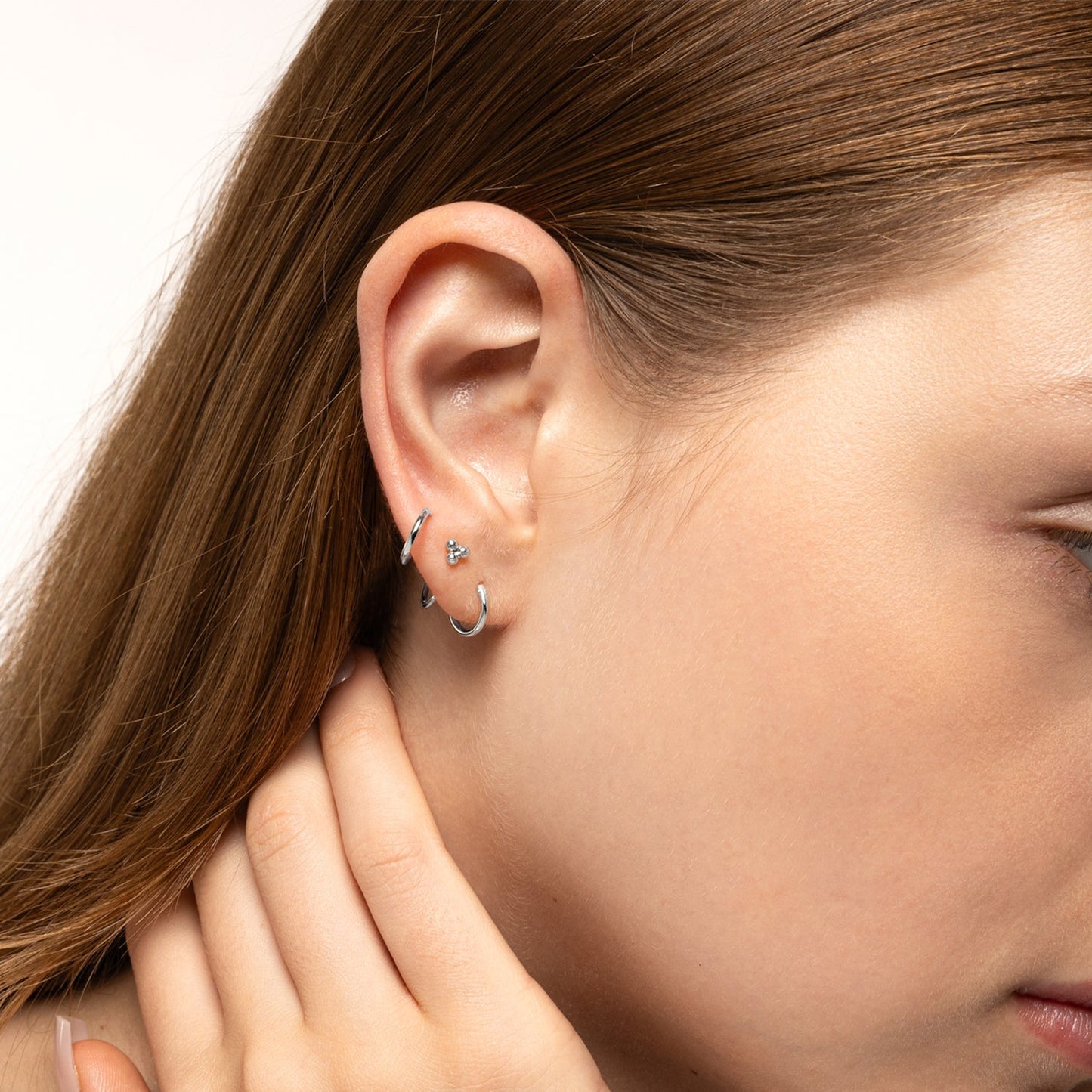 Mini Endless Hoop Earrings