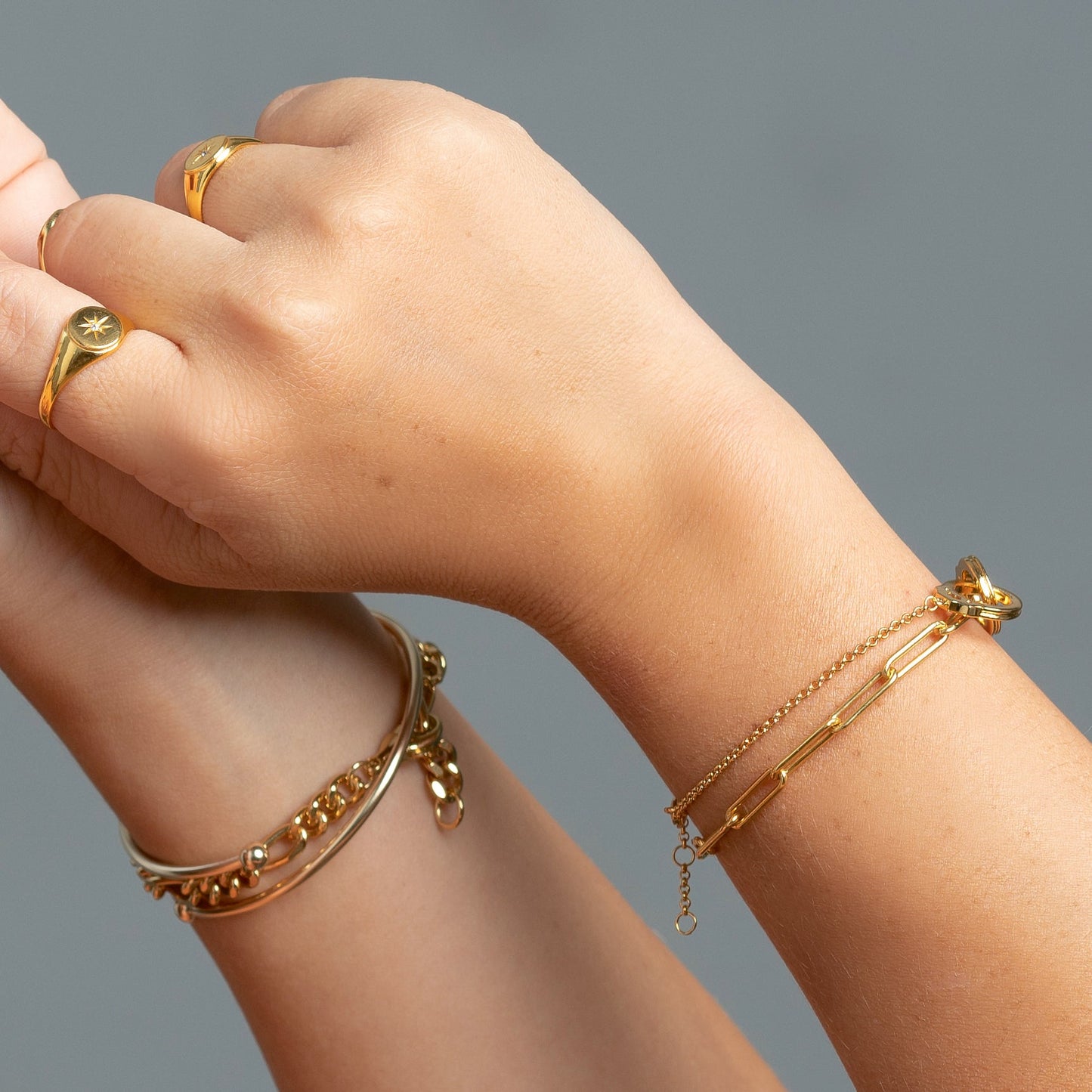 Muse Paper Clip Chain Bracelet