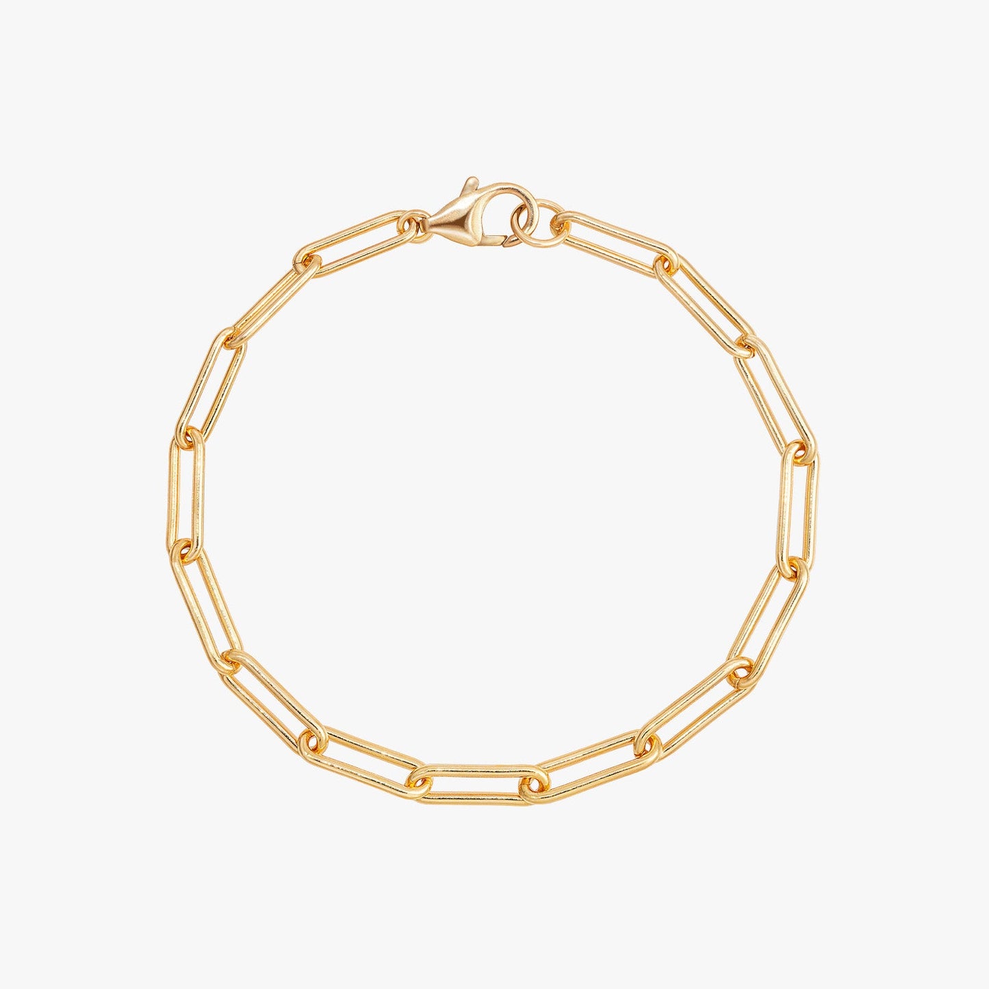 Muse Paper Clip Chain Bracelet