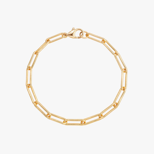 Muse Paper Clip Chain Bracelet