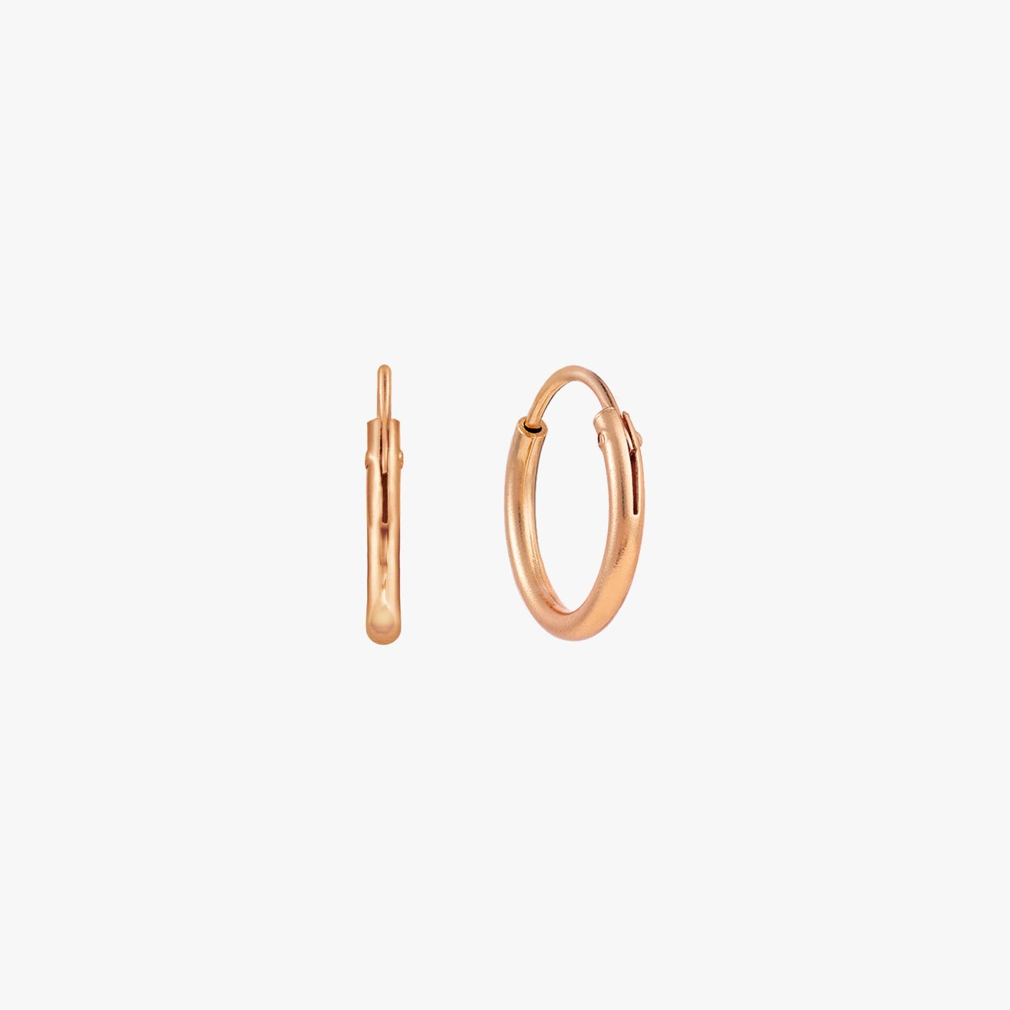 Mini Endless Hoop Earrings
