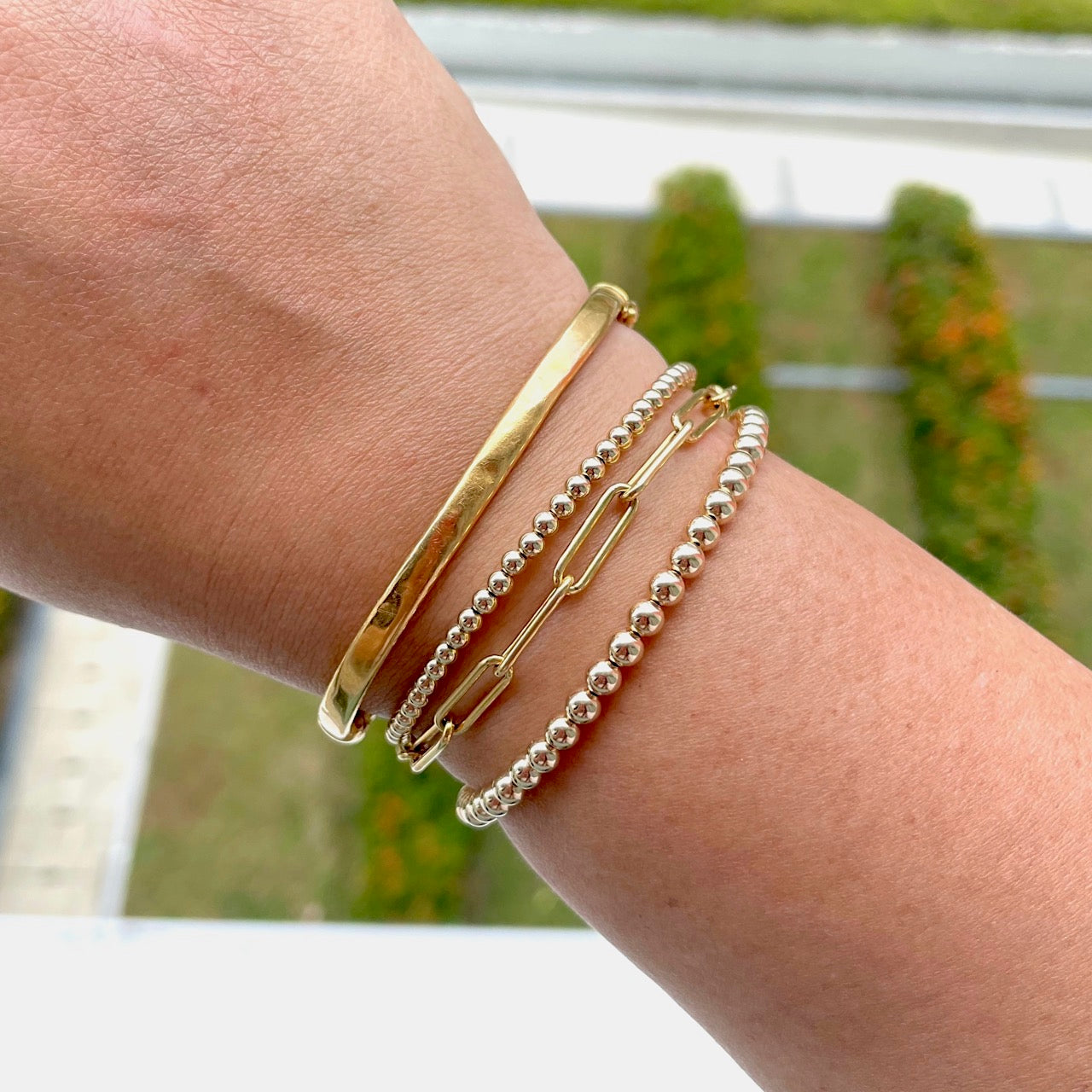 Muse Paper Clip Chain Bracelet