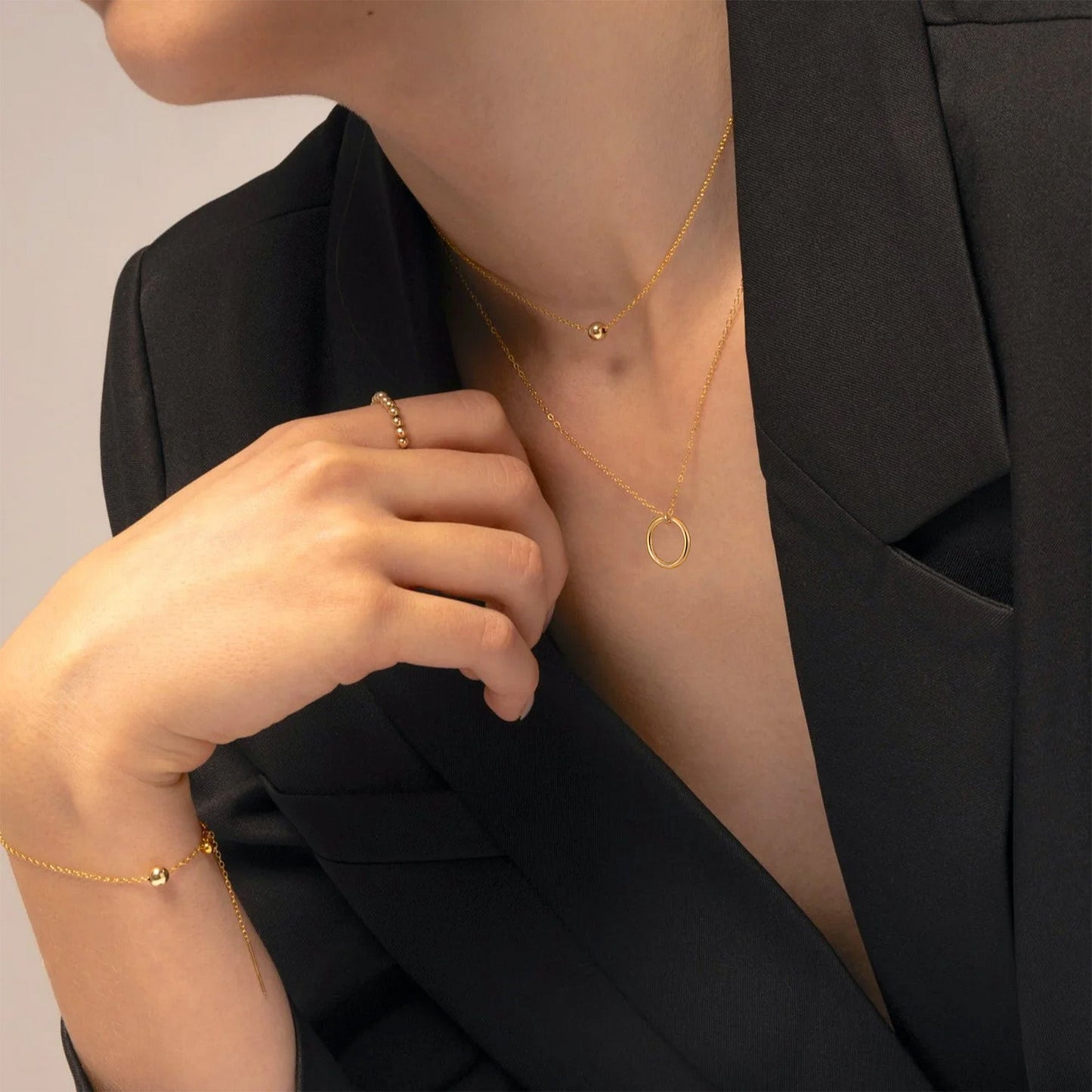 Small Circle Necklace