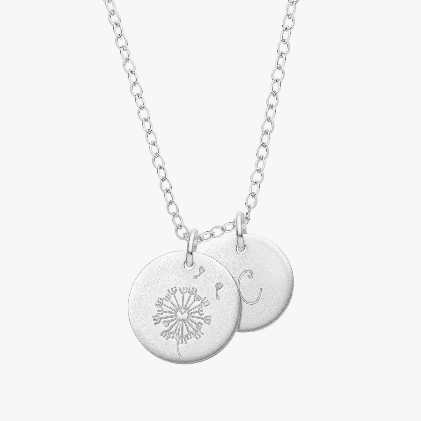 Personalized Floral Necklace