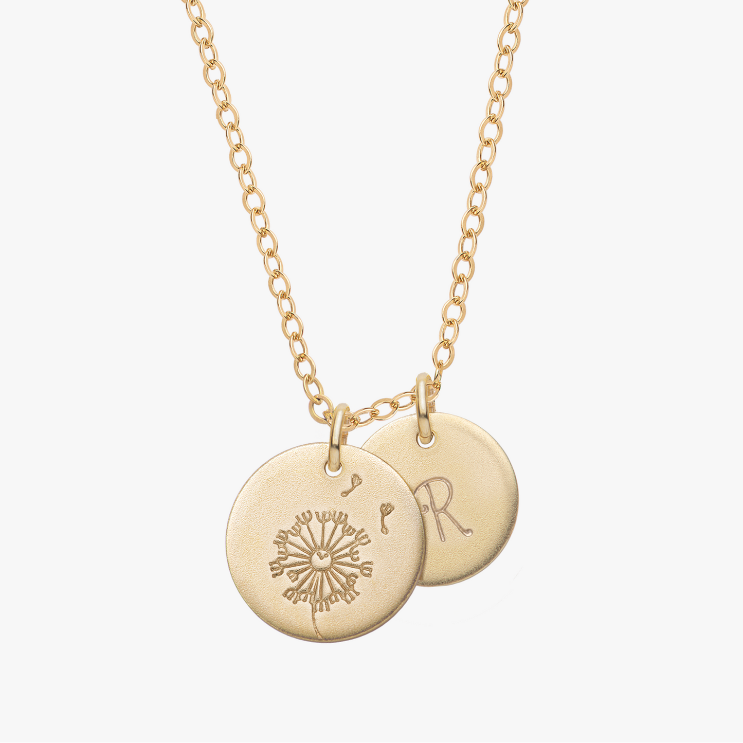 Personalized Floral Necklace