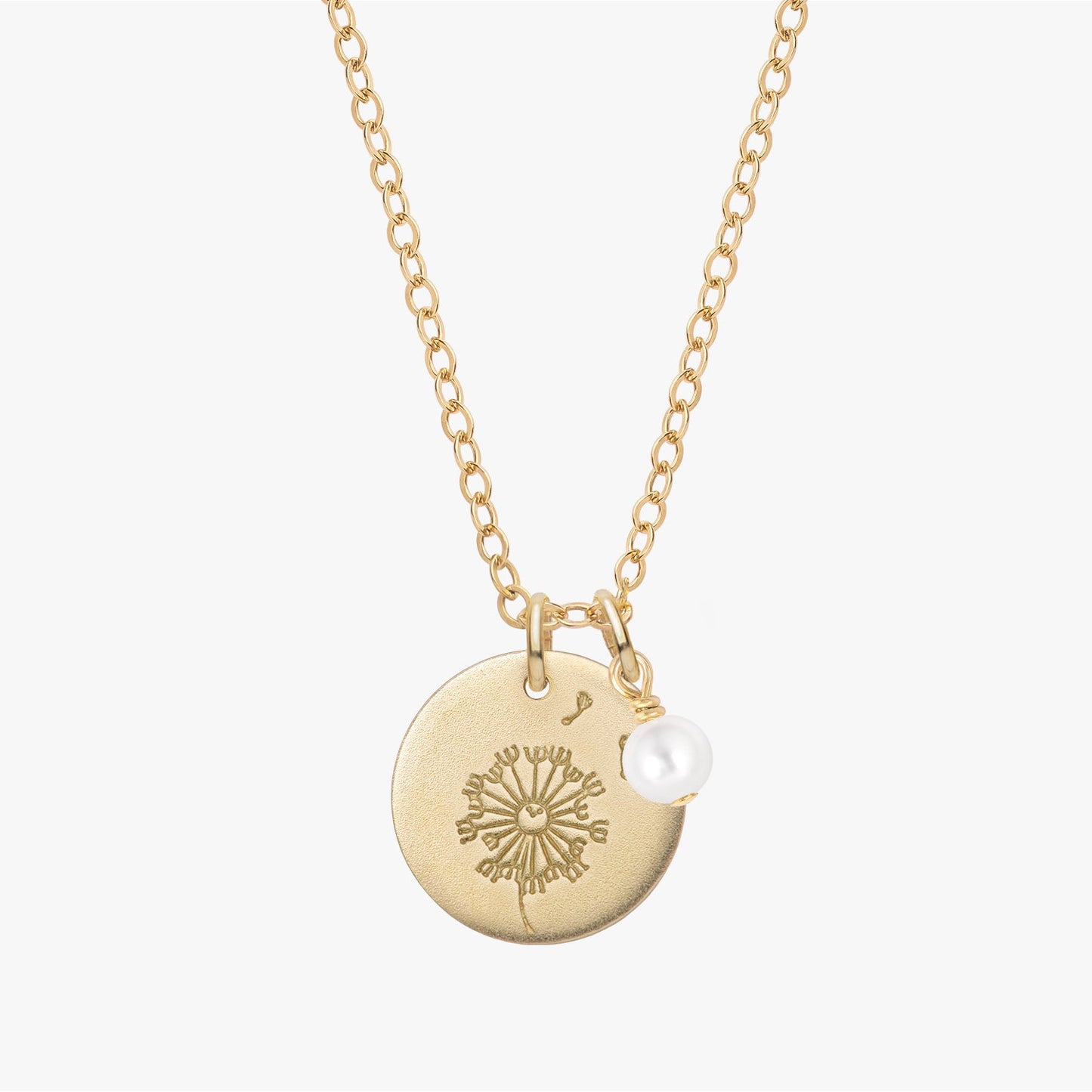 Personalized Floral Necklace