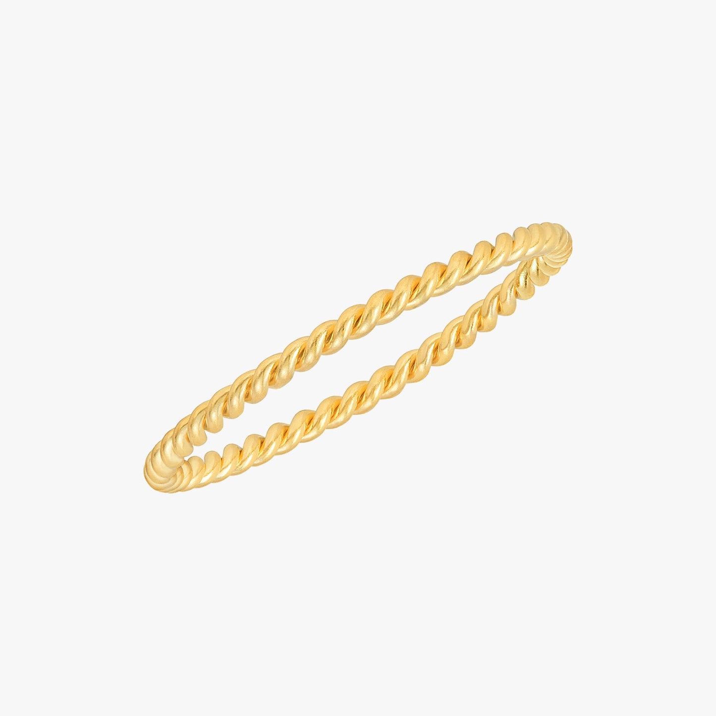 Skinny Twist Ring Gold