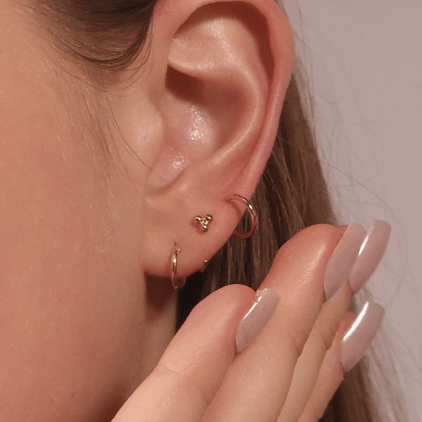 Mini Endless Hoop Earrings