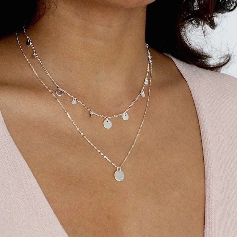 Ripple Charm Necklace