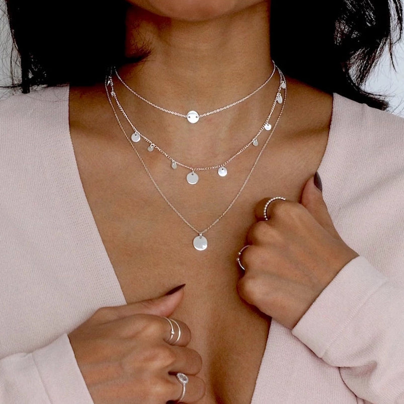Ripple Charm Necklace